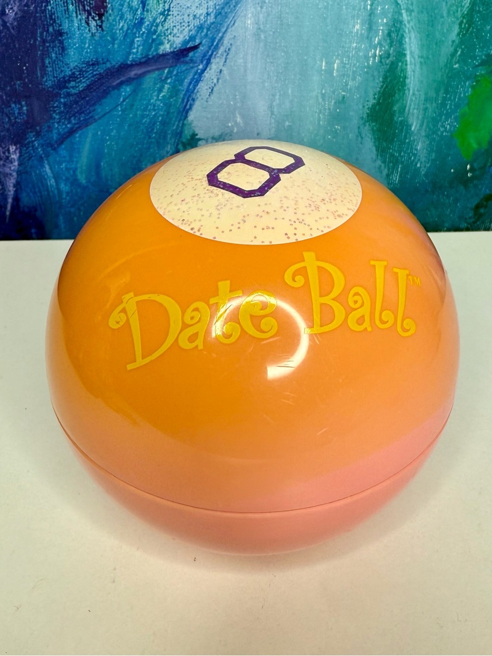 Magic Date Ball Vintage Mattel Toy Pink Magic 8 Ball Y2K Sparkly Early 2000s